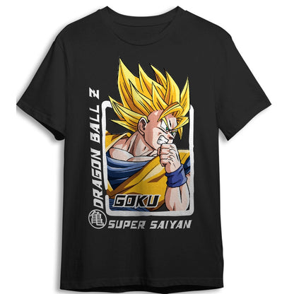 Camiseta negra de Goku Super Saiyan de Dragon Ball Z
