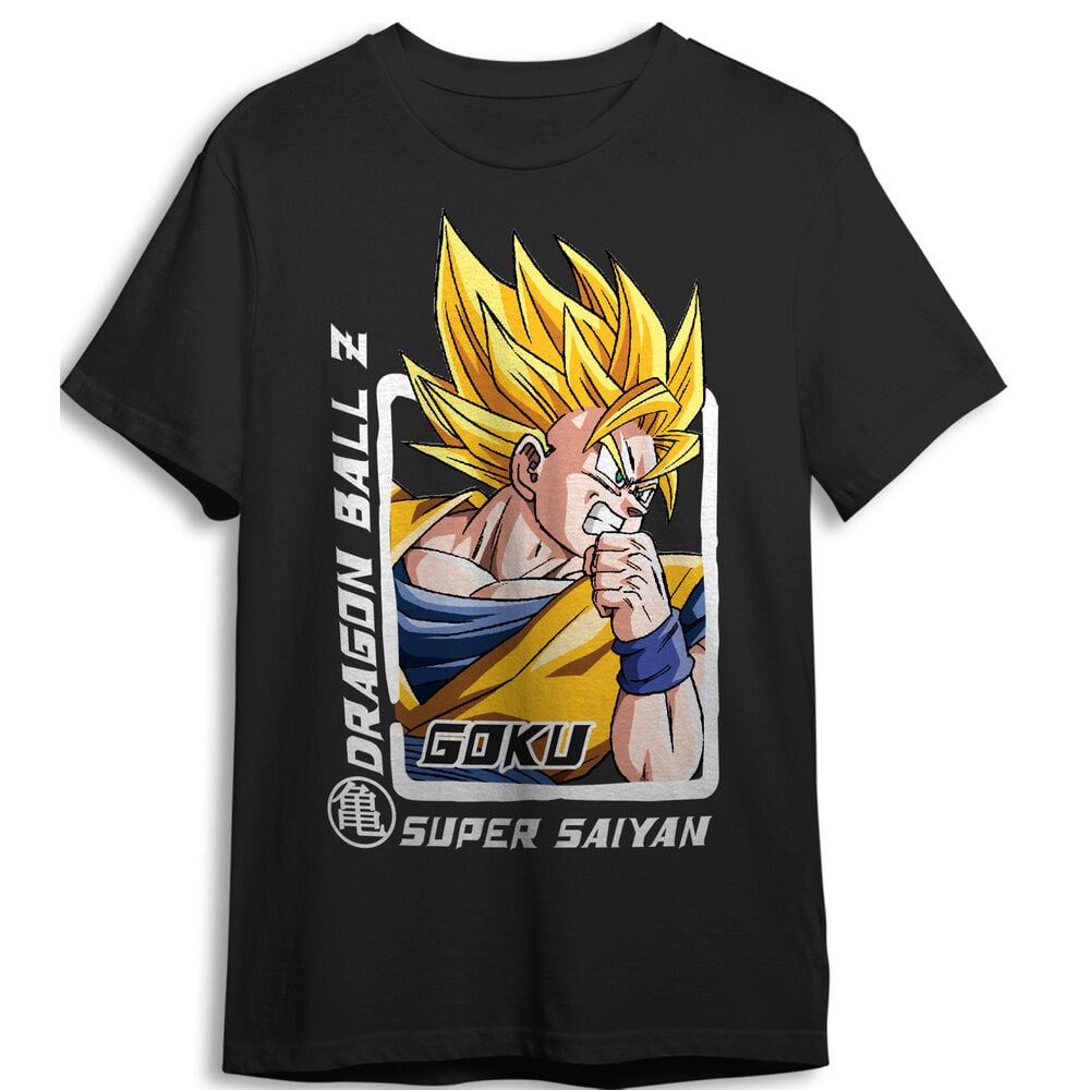 Camiseta negra de Goku Super Saiyan de Dragon Ball Z - 3