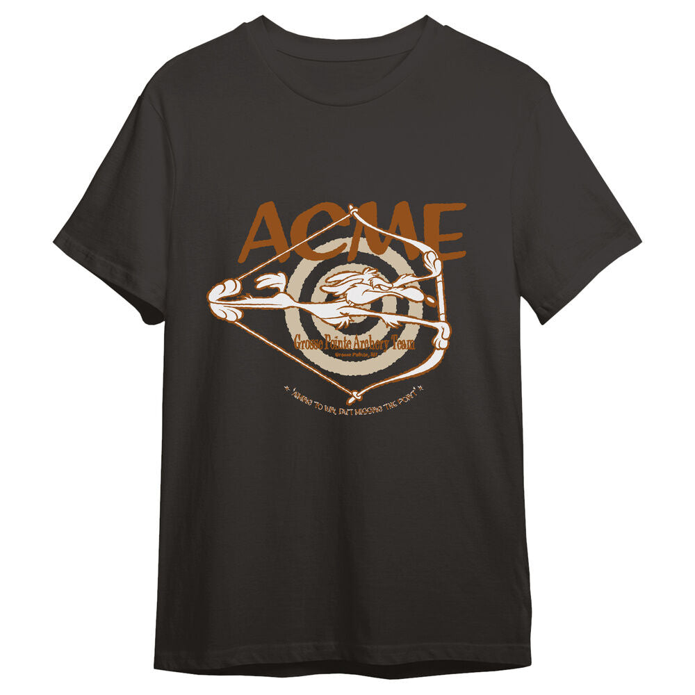 Camiseta negra de Coyote y ACME de Looney Tunes