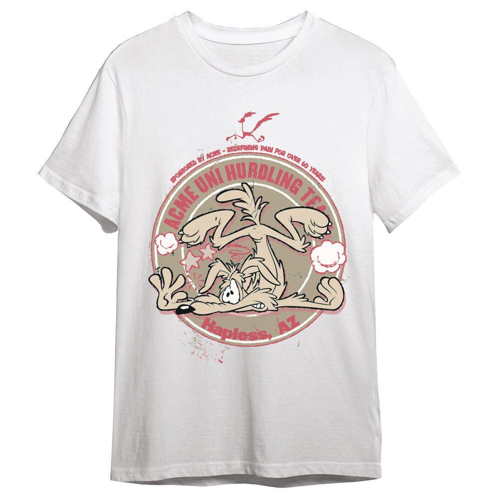 Camiseta blanca del Coyote de Looney Tunes para adulto