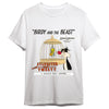 Camiseta blanca de Looney Tunes con Silvestre y Piolín