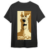 Camiseta negra de algodón de Scooby-Doo con estampado Scary Fun