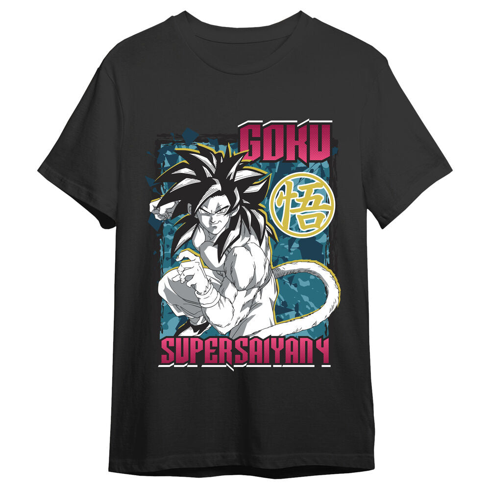 Camiseta negra de Goku Super Saiyan 4 de Dragon Ball GT