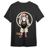 Camiseta negra Dragon Ball GT con estampado frontal de Kamesennin