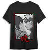 Camiseta negra Face to Face de Naruto Shippuden con Naruto y Sasuke