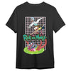 Camiseta negra de Rick & Morty con estampado frontal