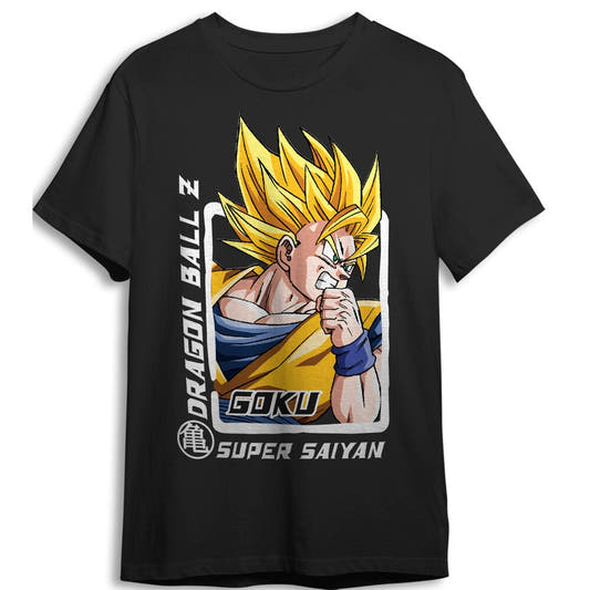 Camiseta negra de Goku Super Saiyan de Dragon Ball Z - 2