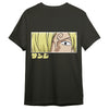 Camiseta negra de One Piece con estampado frontal de Sanji