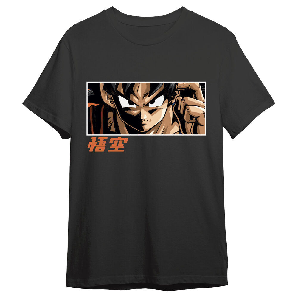 Camiseta negra de Dragon Ball Super con ilustración de Goku