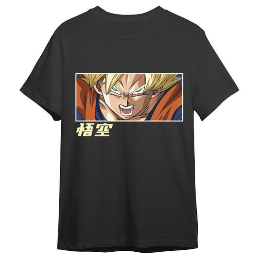 Camiseta negra de Goku Super Saiyan de Dragon Ball Super
