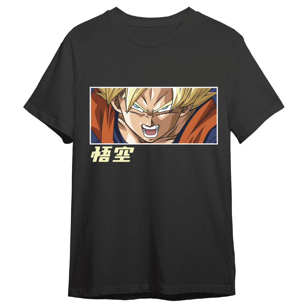 Camiseta negra de Goku Super Saiyan de Dragon Ball Super
