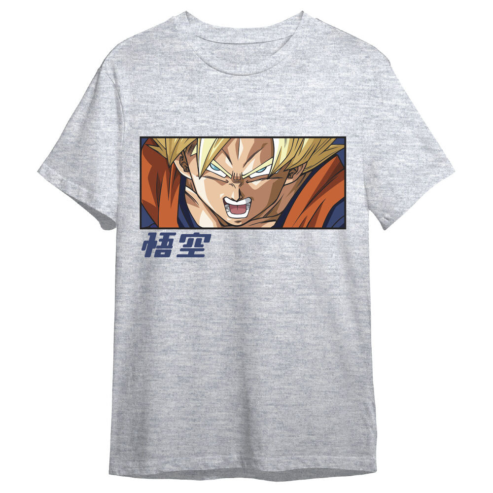 Camiseta gris de Goku Super Saiyan de Dragon Ball Super