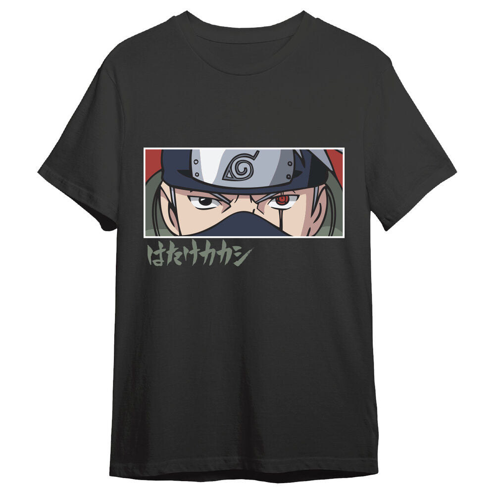 Camiseta negra de Kakashi de Naruto Shippuden - 2