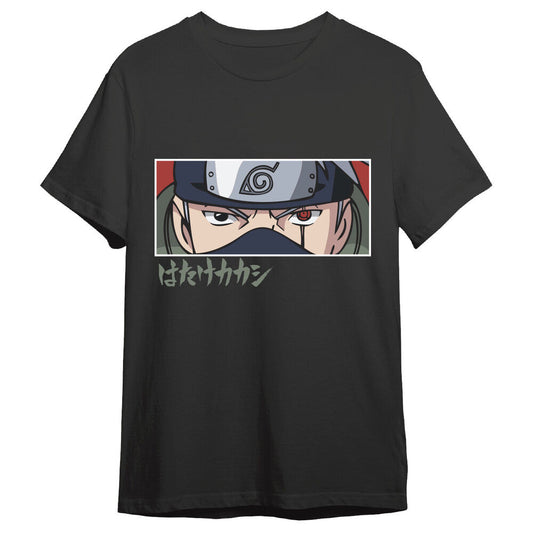Camiseta negra de Kakashi de Naruto Shippuden - 3