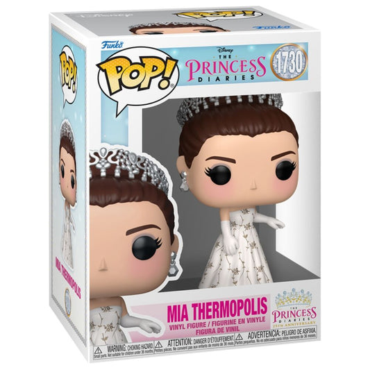 Figura Funko POP! de Mia Thermopolis con tiara y vestido blanco floral - 2