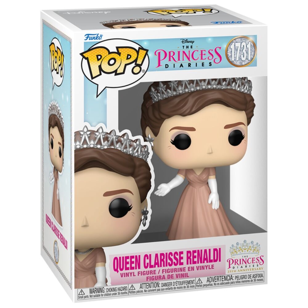 Figura Funko POP de Queen Clarisse Renaldi con tiara y vestido rosa - 2