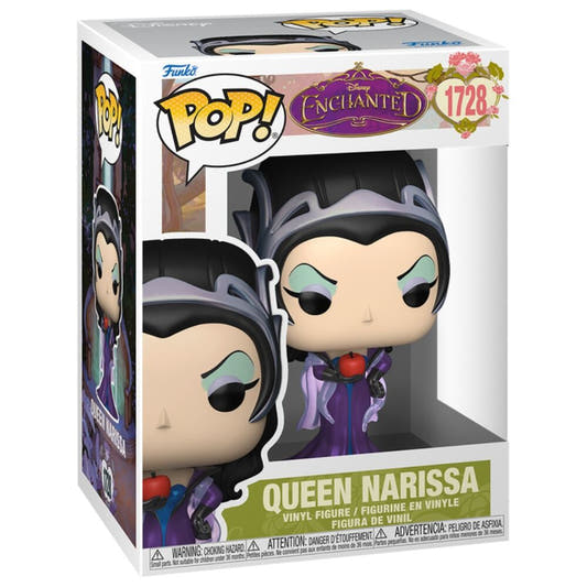 Figura Funko POP! de Queen Narissa de Encantada con vestido morado y manzana roja - 2