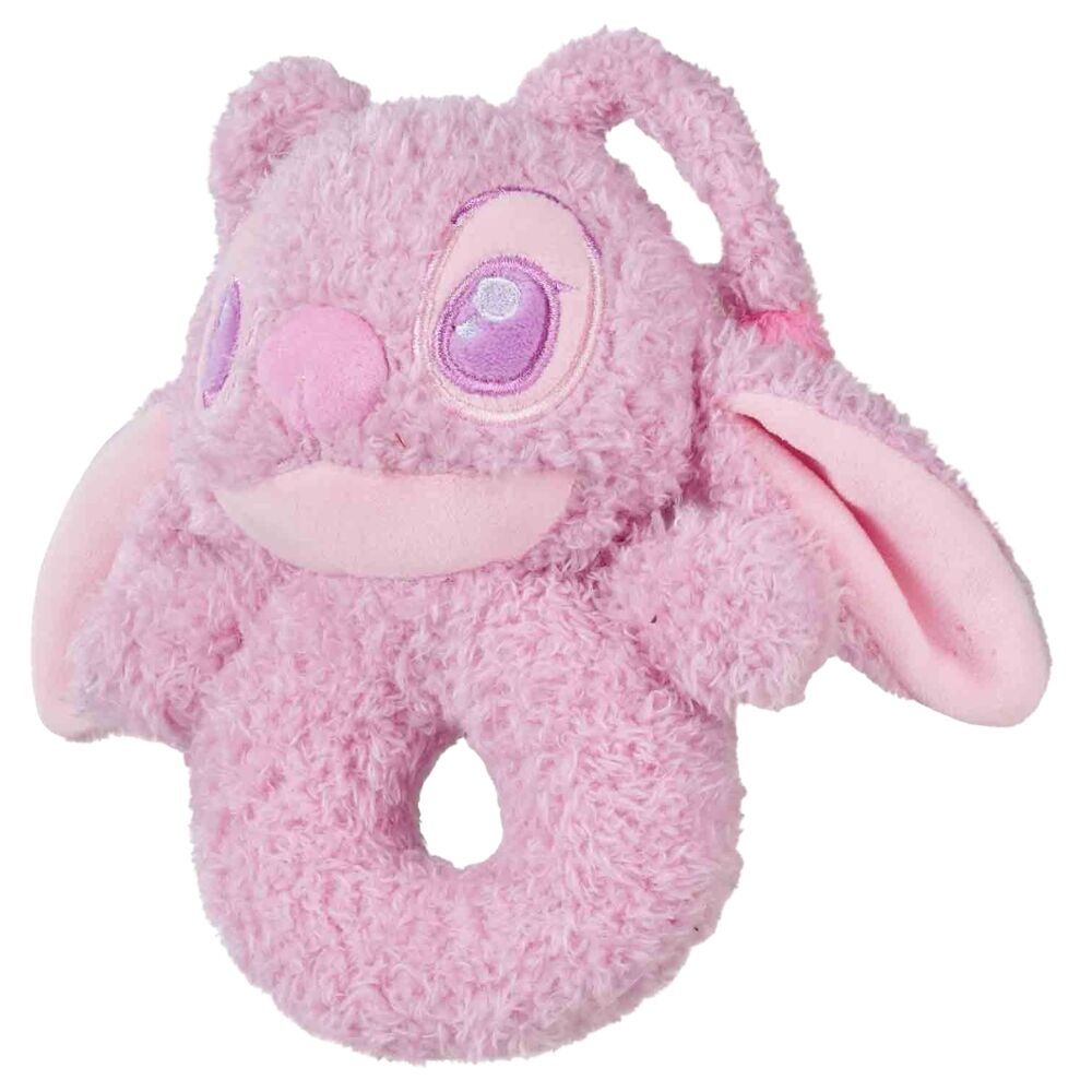 Peluche sonajero rosa de Angel Stitch Disney - 2