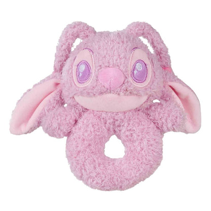 Peluche sonajero rosa de Angel Stitch Disney