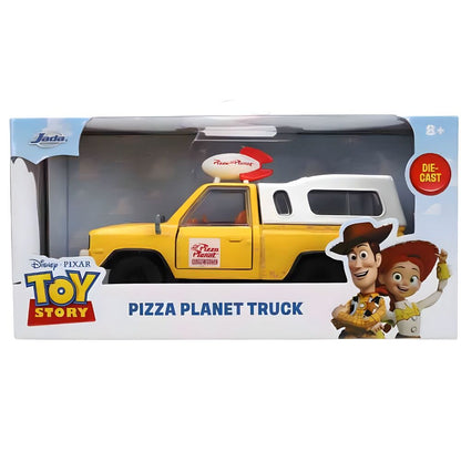 Camioneta Pizza Planet amarilla y blanca de Toy Story a escala 1:32