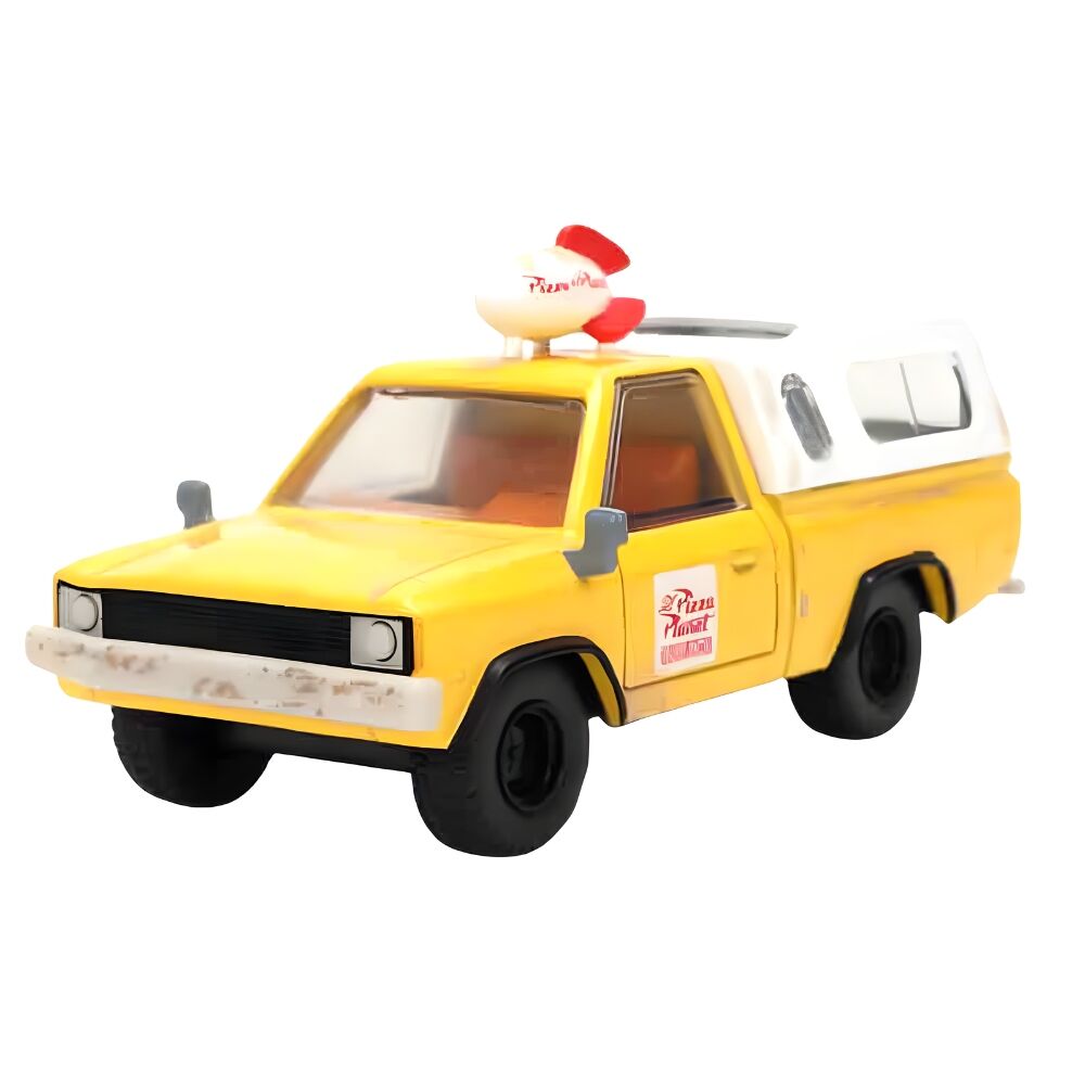 Camioneta Pizza Planet amarilla y blanca de Toy Story a escala 1:32 - 2