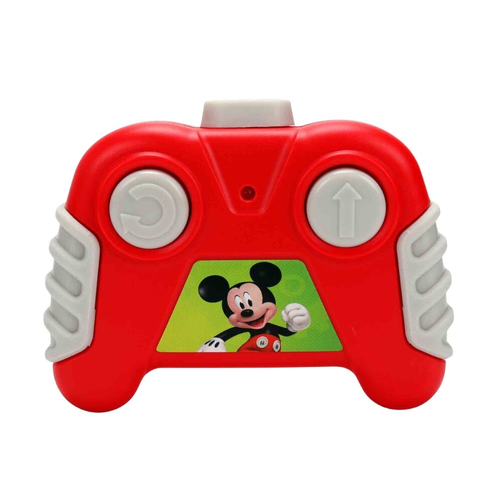 Coche radio control Roadster rojo de Mickey Mouse con mando - 3