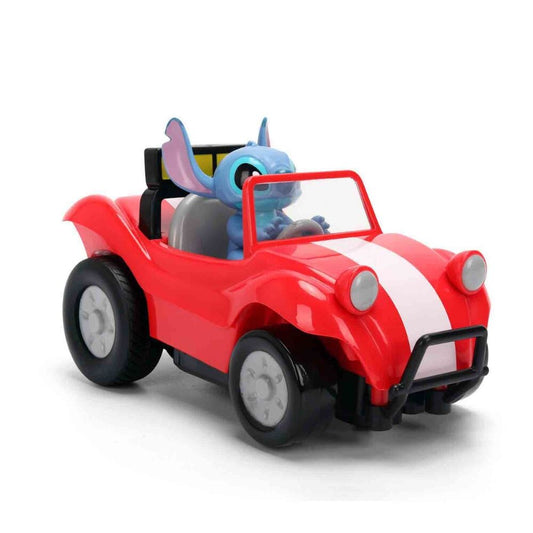 Coche buggy radiocontrol rojo de Stitch Disney con mando - 3