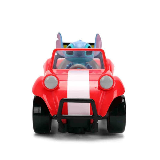 Coche buggy radiocontrol rojo de Stitch Disney con mando - 5