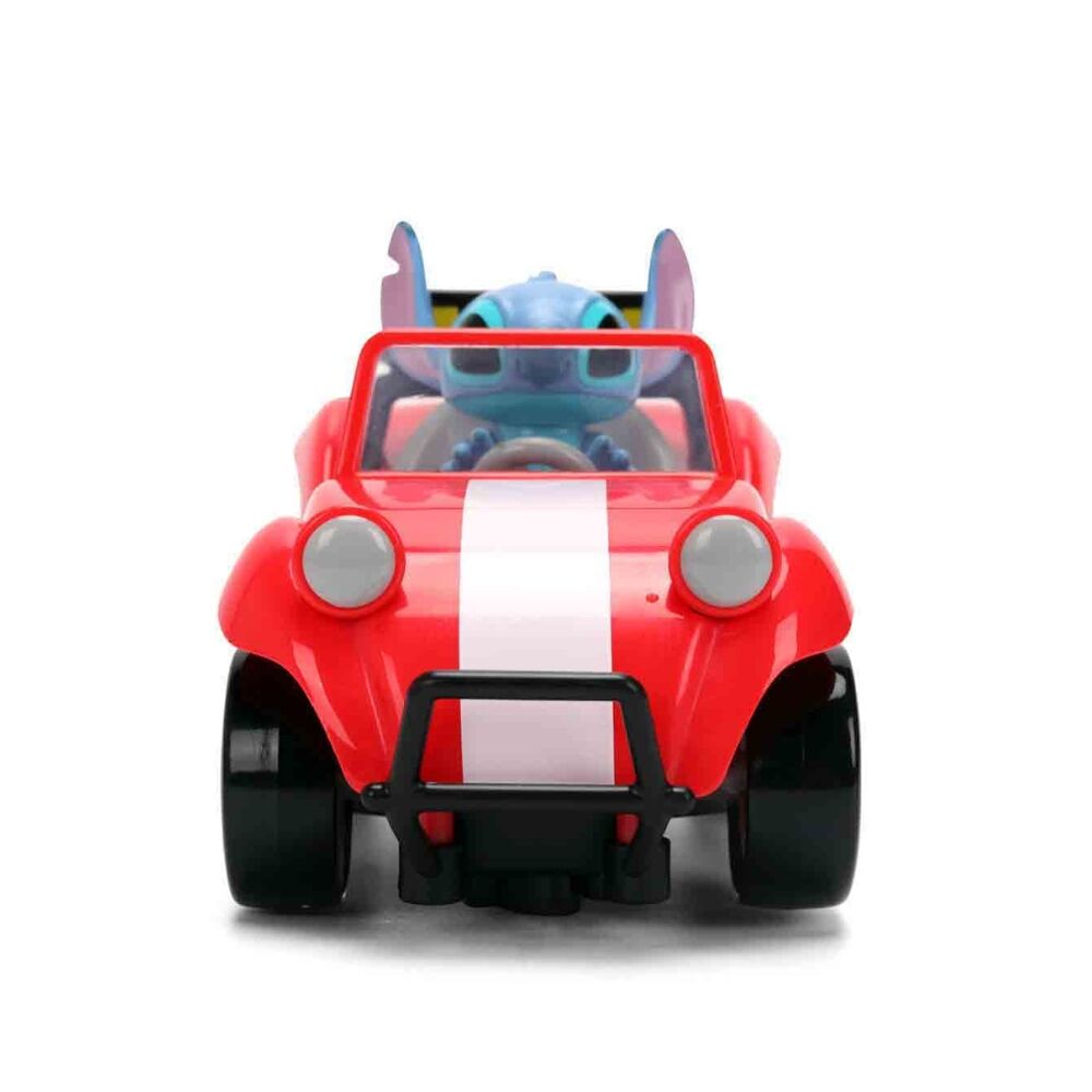 Coche buggy radiocontrol rojo de Stitch Disney con mando - 5