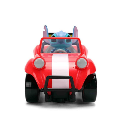 Coche buggy radiocontrol rojo de Stitch Disney con mando - 5