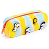 Estuche Peanuts de Snoopy y Woodstock en amarillo y azul claro