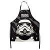 Delantal negro Star Wars con casco de Stormtrooper