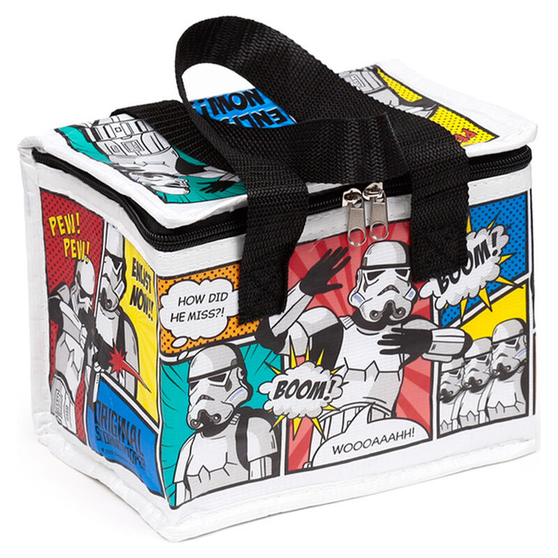 Bolsa térmica Stormtrooper Star Wars con estampado de cómic