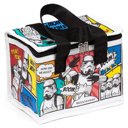 Bolsa térmica Stormtrooper Star Wars con estampado de cómic