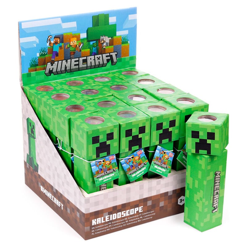 Caleidoscopio verde del Creeper de Minecraft