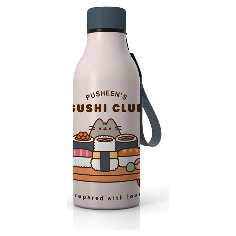Botella térmica rosa Pusheen Sushi Club de 500 ml