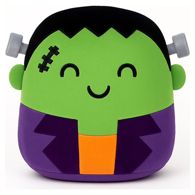 Peluche Frankenstein PUCKATOR verde y morado de 24 cm