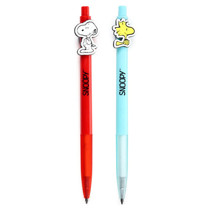 Lápices eternos Peanuts de Snoopy y Woodstock en rojo y azul claro - 2