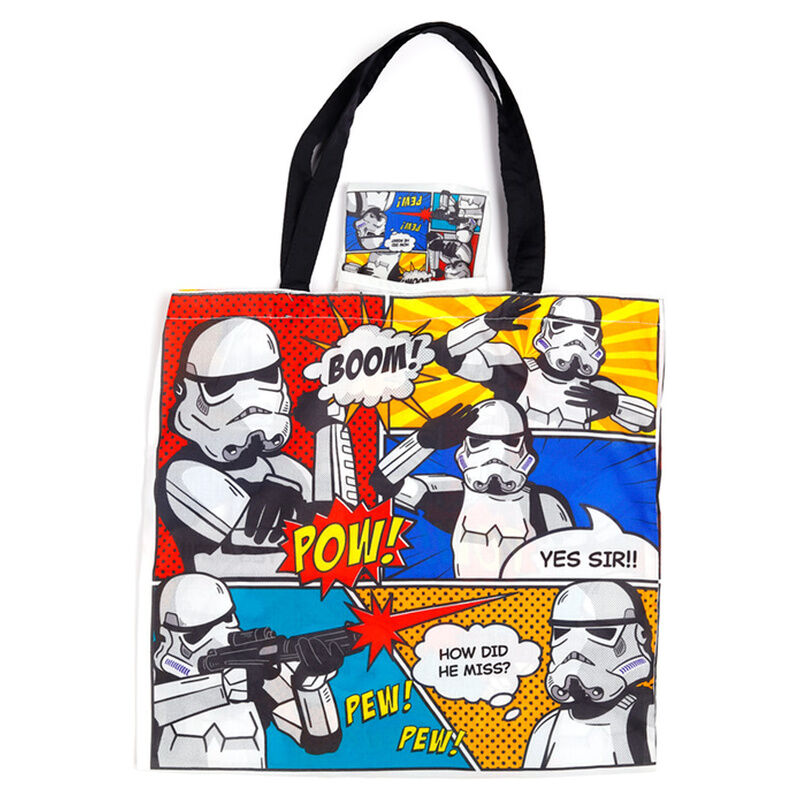 Bolsa plegable Star Wars Stormtrooper con diseño de cómic - 2