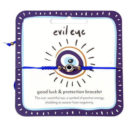 Pulsera PUCKATOR con motivo de ojo turco azul sobre tarjeta decorada - 2