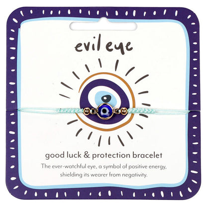 Pulsera PUCKATOR con motivo de ojo turco azul sobre tarjeta decorada - 3