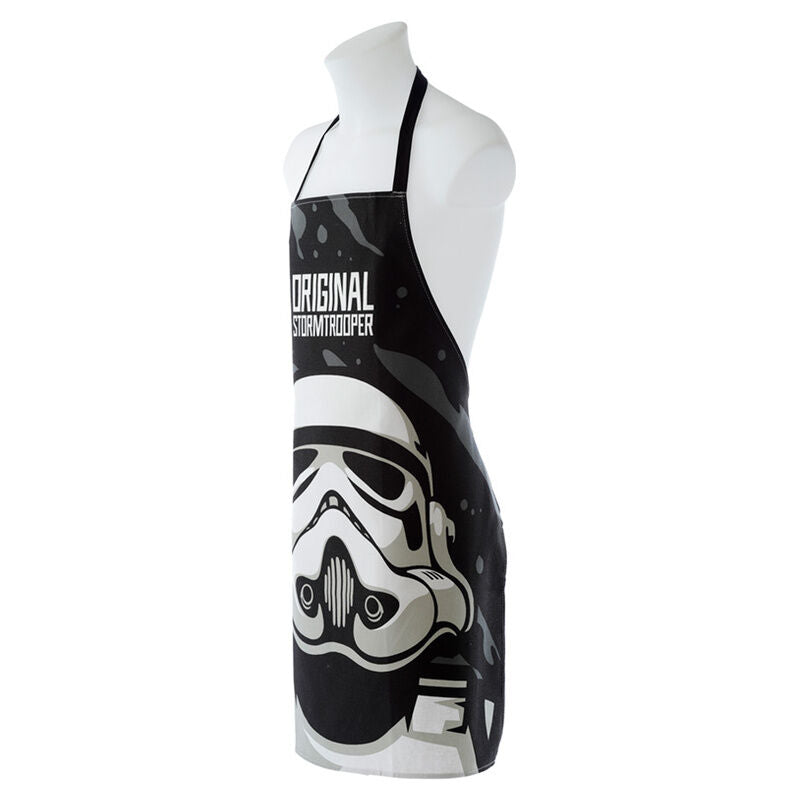 Delantal negro Star Wars con casco de Stormtrooper - 4