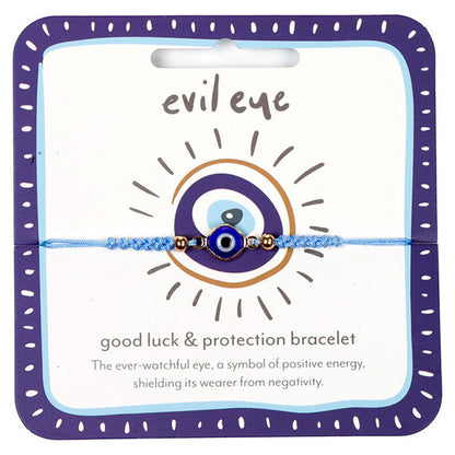 Pulsera PUCKATOR con motivo de ojo turco azul sobre tarjeta decorada - 4