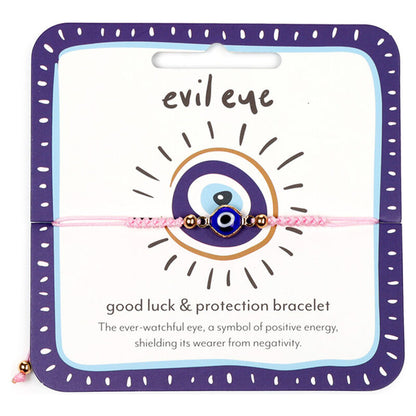 Pulsera PUCKATOR con motivo de ojo turco azul sobre tarjeta decorada - 5