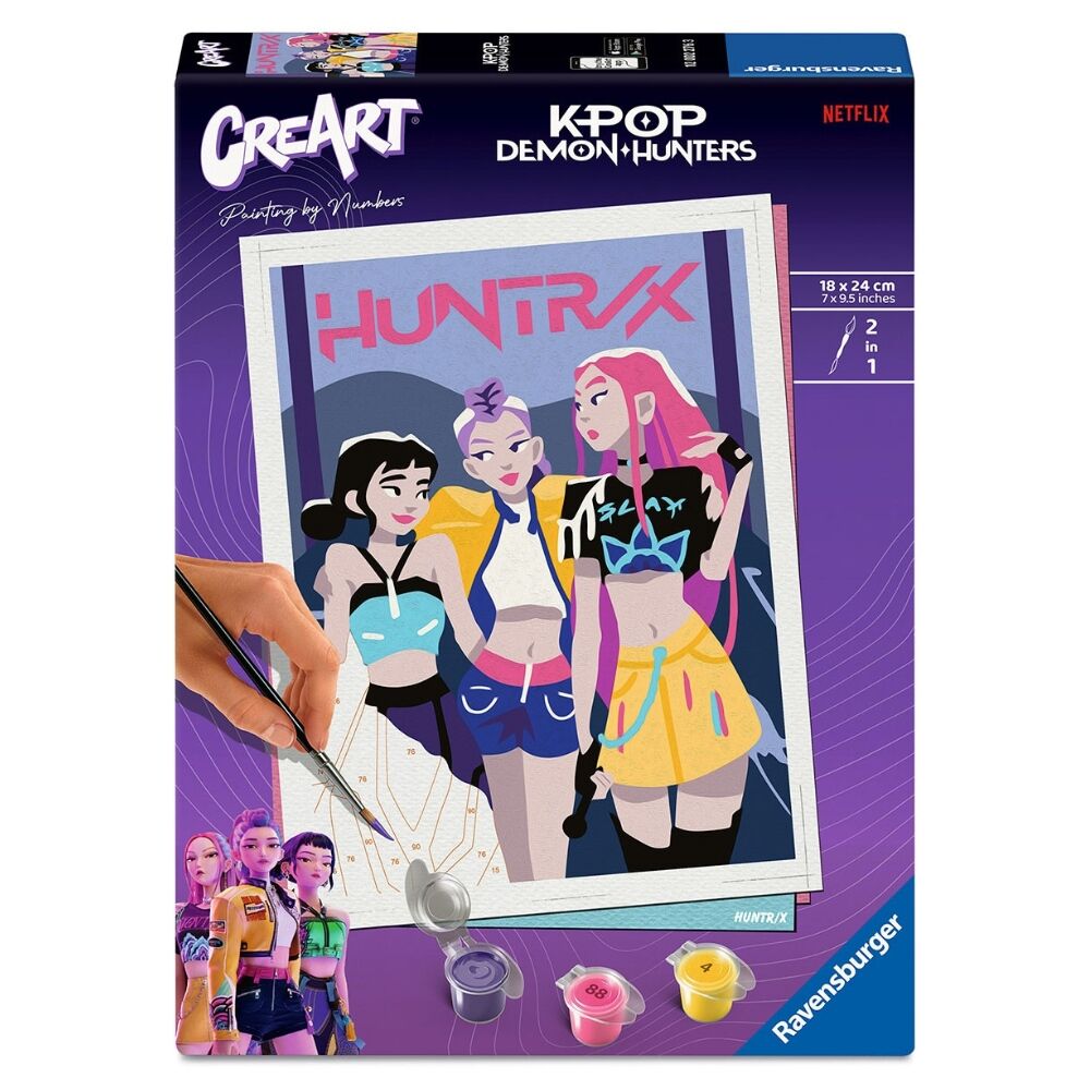 Kit de pintura CreArt KPop Demon Hunters de Ravensburger