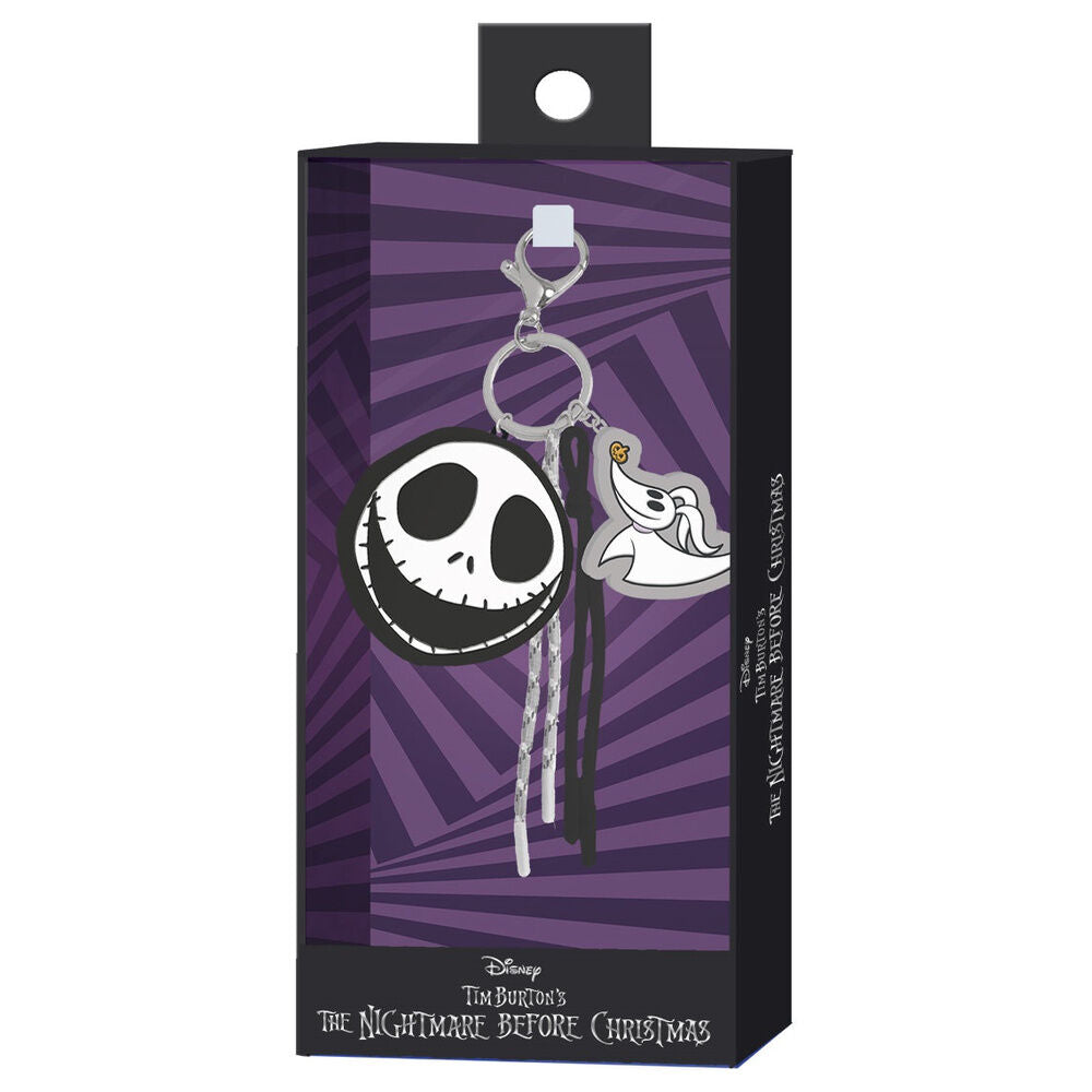 Llavero charm de Jack y Zero de Pesadilla Antes de Navidad