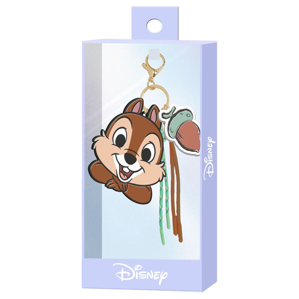 Llavero charm Disney de Chip and Chop con detalles colgantes de colores