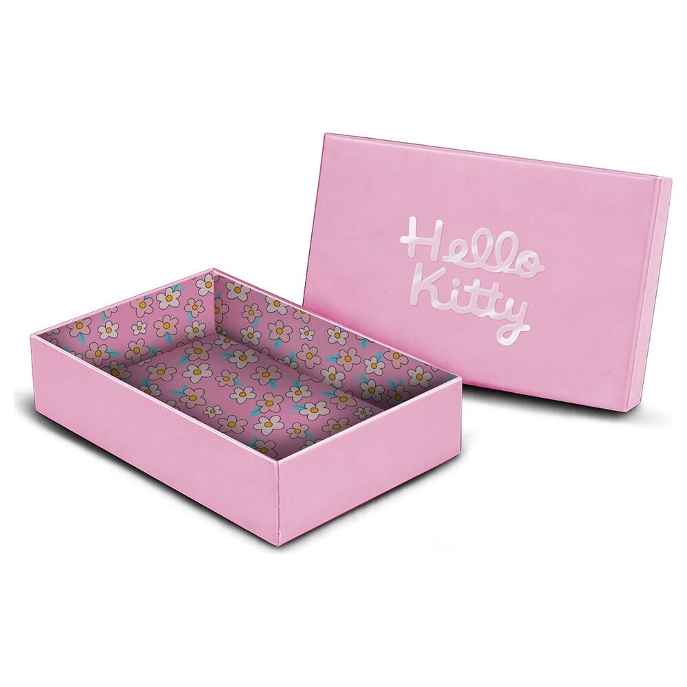 Cartera blanca de Hello Kitty con lazo rosa y correa de muñeca - 2