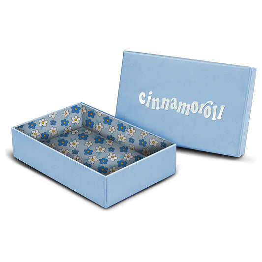 Cartera blanca de Cinnamoroll Hello Kitty con detalles azules - 2
