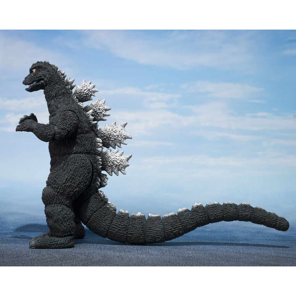Figura S.H.MonsterArts de Godzilla 1975 con placas dorsales y cola larga - 5